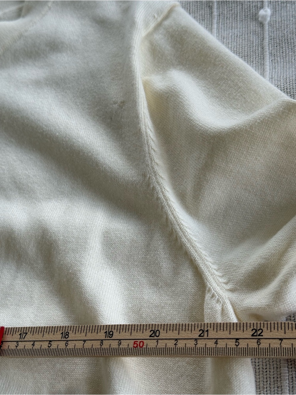 Talbots Cream Button-Front Knit Cardigan - Picture 3 of 8